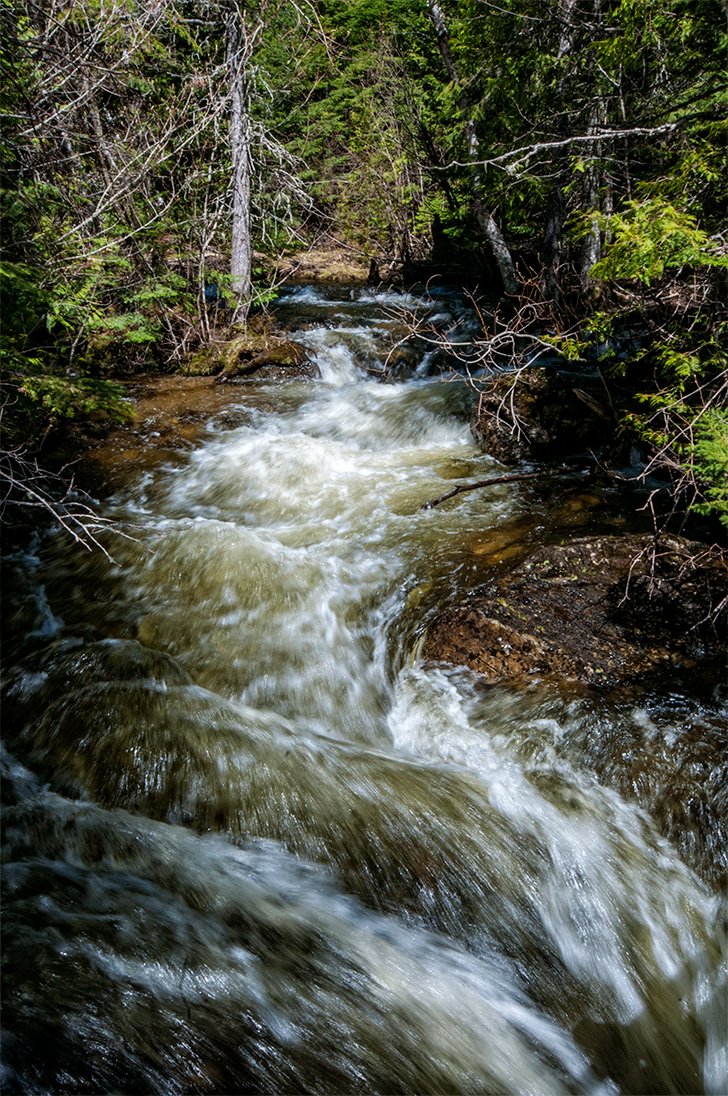 The stunning Williams Falls at Mt. Carleton Park, New Brunswick